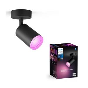 Spot LED RGBW dimabil Philips Hue FUGATO LED/5, 5W/230V negru imagine