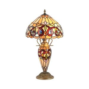 Lampă de masă Prezent 1706 TIFFANY 2xE27/60W + 1xE14/7W/230V imagine