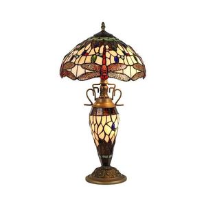 Lampă de masă Prezent 1710 TIFFANY 2xE27/60W + 1xE14/7W/230V imagine