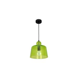 Lustră pe cablu BELL 1xE27/60W/230V verde imagine