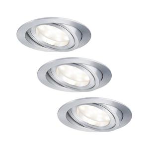 SET 3x plafonieră încastrată pentu baie LED/6, 8W IP23 COIN 230V Paulmann 92797 imagine