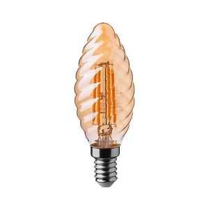 Bec LED FILAMENT AMBER E14/4W/230V 2200K imagine