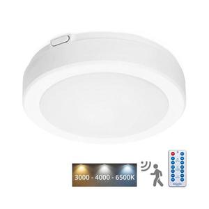 Plafonieră LED cu senzor pentru baie NAIROS LED/12W/230V IP65 cm alb + telecomandă imagine