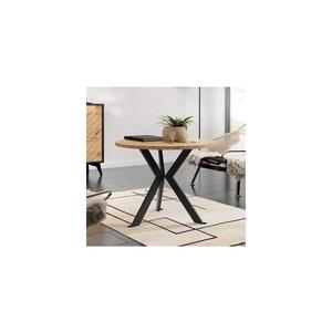 Măsuță de cafea STK 50x65 cm negru/stejar auriu imagine