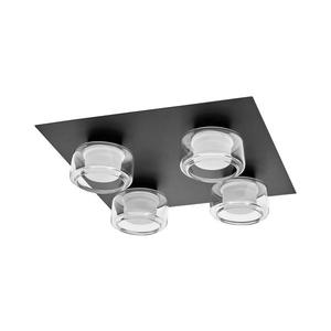 Plafonieră LED pentru baie Ledvance ORBIS FLAME 4xLED/5, 5W/230V IP44 negru imagine