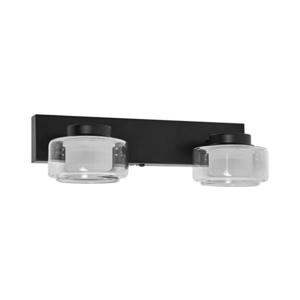 Aplică LED pentru baie Ledvance ORBIS FLAME 2xLED/5, 5W/230V IP44 negru imagine