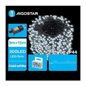 Instalație LED de Crăciun de exterior 300xLED/8 funcții 18m IP44 alb rece imagine