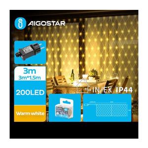 Instalație LED de Crăciun de exterior 200xLED/8 funcții 6x1, 5m IP44 alb cald imagine