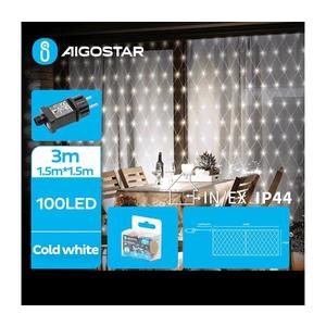 Instalație LED de Crăciun de exterior 100xLED/8 funcții 4, 5x1, 5m IP44 alb rece imagine