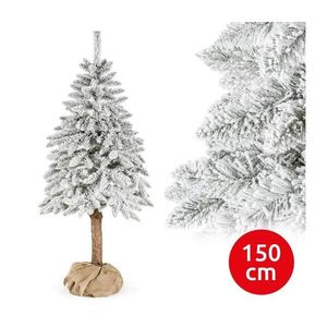 Pom de Crăciun pe trunchi NATURAL WITH SNOW 150 cm molid imagine