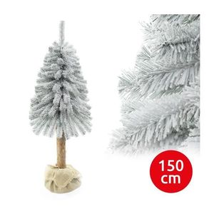 Pom de Crăciun pe trunchi NATURAL WITH SNOW 150 cm brad imagine