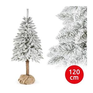 Pom de Crăciun pe trunchi NATURAL WITH SNOW 120 cm molid imagine