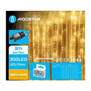 Instalație LED de Crăciun de exterior 300xLED/8 funcții 6x3m IP44 alb cald imagine