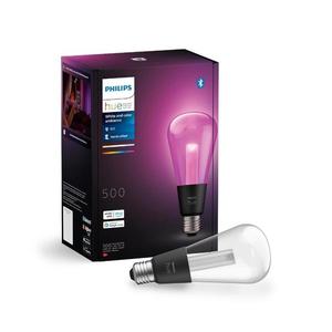 Bec LED RGBW dimabil Philips Hue White And Color Ambiance E27/6, 8W/230V imagine