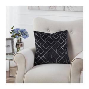 Pernă decorativă Eglo 420075 SINGU 45x45 cm negru/argintiu imagine