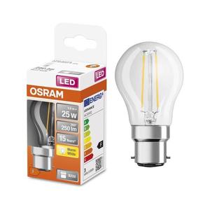 Bec LED Osram FILAMENT P45 B22d/3W/230V 2700K imagine