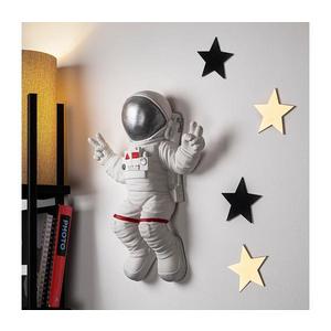 Decorațiune de perete 47x35 cm argintiu astronaut imagine