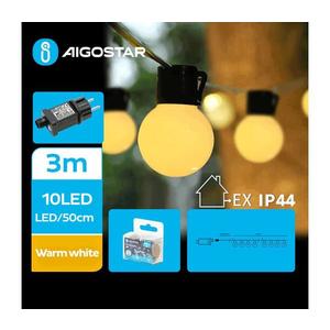 Instalație LED decorativă de exterior 10xLED/3m IP44 alb cald imagine