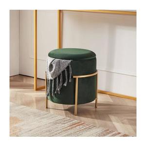 Taburet Eglo 424136 MASHIKE 46x41 cm verde/auriu imagine