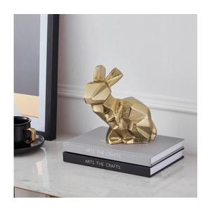 Decorațiune metalică Eglo 427007 NOLALU 17, 5x16 cm iepure/auriu imagine