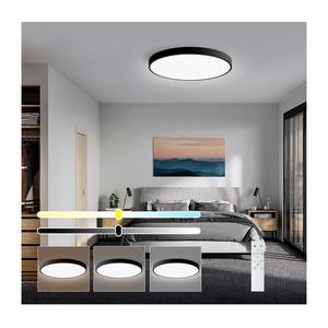 Plafonieră LED dimabilă NEO 07249L SEMPLICI 48W/230V Wi-Fi Tuya negru + telecomandă imagine