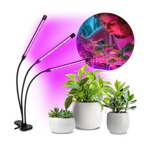 Lampă LED dimabilă de masă pentru creșterea plantelor VITARO 3xLED/10W/230V negru imagine