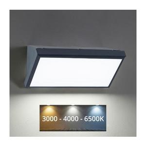 Aplică LED de exterior Brilagi TRIANGLE LED/20W/230V antracit IP65 imagine