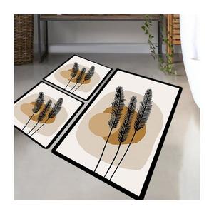 SET 3x covoraș pentru baie SUNRISE 60/60/100 cm maro imagine