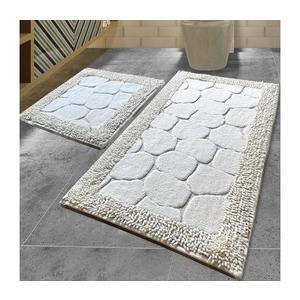 SET 2x covoraș pentru baie STONE 60/100 cm alb imagine