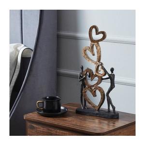 Decorațiune metalică Eglo 427415 SIOCON 41x22 cm negru/auriu imagine