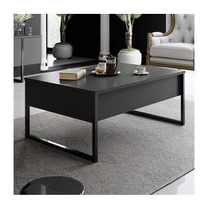 Măsuță de cafea LUXE 40x90 cm antracit/negru imagine