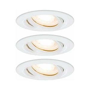 SET 3x corp de iluminat încastrat pentru baie Paulmann 92898 LED GU10/7W IP65 NOVA 230V imagine