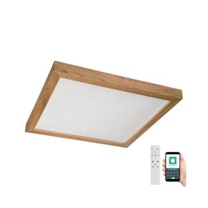 Plafonieră LED Brilagi WOODY FRAME LED/50W/230V stejar 60x60 cm 3000-6000K IP44 + telecomandă imagine