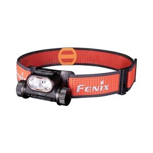 Lanternă frontală LED reîncărcabilă dimabilă Fenix HM65RTV20BLC LED/USB IP68 negru/portocaliu imagine