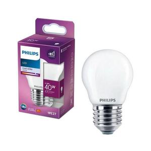 Bec LED Philips P45 E27/4, 3W/230V 4000K imagine