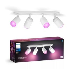 Spot LED RGBW dimabil Philips Hue FUGATO 4xGU10/4, 2W/230V alb imagine