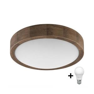 Plafonieră LED Brilagi CARVALHO SLIM 1xE27/60W/230V stejar d. 27 cm imagine