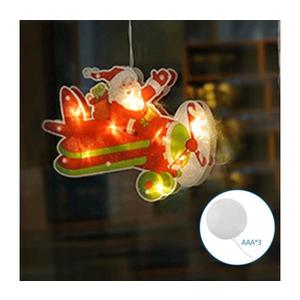 Decorațiune LED de Crăciun LED/3xAAA avion de Crăciun 17cm imagine