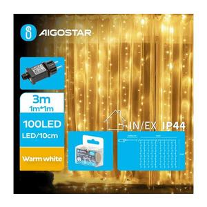 Instalație LED de Crăciun de exterior 100xLED/8 funcții 4x1m IP44 alb cald imagine