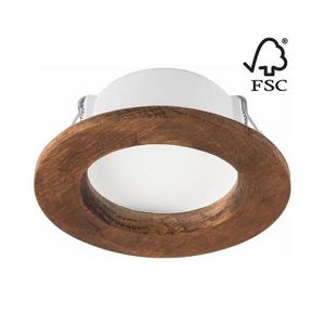 Corp de iluminat LED încastrat WOODY SPOT LED/5, 5W/230V 4000K cireș ø 10 cm imagine