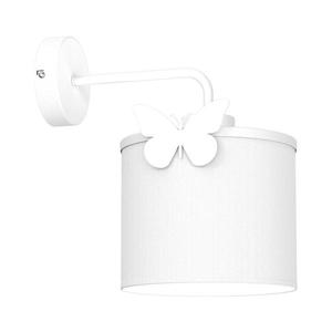 Lampă de perete pentru copii SWEET 1xE27/15W/230V alb/fluture imagine