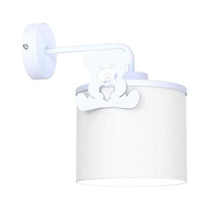 Lampă de perete pentru copii SWEET 1xE27/15W/230V alb/albastru/ursuleț imagine