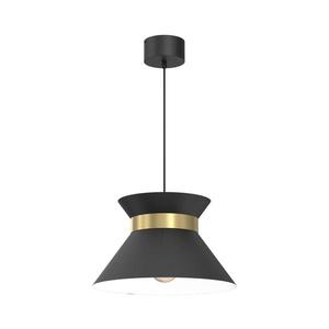 Lustră pe cablu NORGE 1xE27/15W/230V negru/auriu imagine