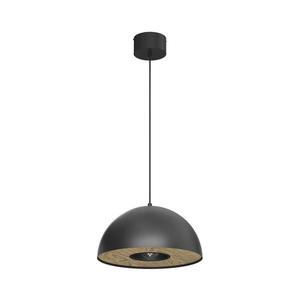 Lustră pe cablu ELGUND 1xE27/15W/230V d. 35 cm negru imagine