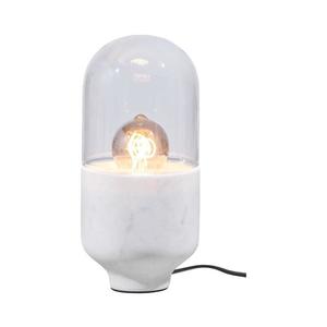 Lampă de masă ASEL 1xE27/25W/230V marmură alb imagine