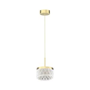 Lustră LED pe cablu ELEGANCE LED/9W/230V d. 15 cm auriu imagine