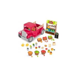 Set de jucării Li'l Woodzeez camionetă de fermier cu stand pentru mâncare 3xAAA imagine