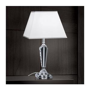 Orion LA 4-1201 - Lampă de cristal de masă VERONIQUE 1xE27/60W/230V alb/crom imagine