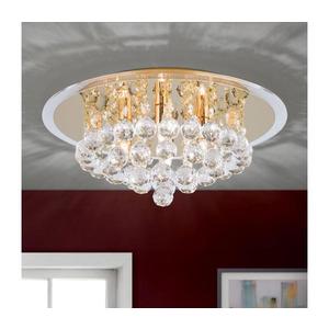 Plafonieră de cristal Orion DLU 2378/4/38 GLORIA 4xG9/40W/230V d. 38 cm auriu imagine