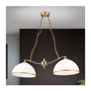 Lustră pe lanț Orion HL 6-1810/2 OLD LAMP 2xE27/40W/230V alb/bronz imagine